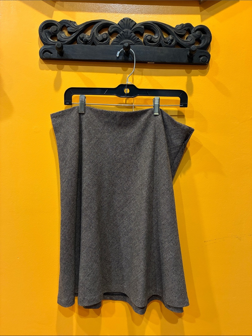 Eddie Bauer Heathered Gray Circle Skirt